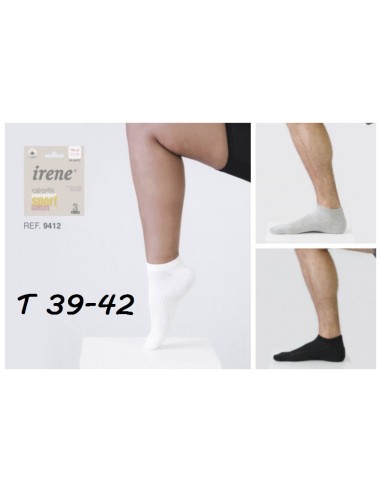 CALCETIN INVISIBLE T39-42 SURTIDO TRANSPIRABLE Y AJUSTABLE