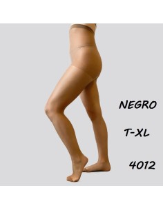 PANTY NEGRO XL 15 DEN CON LYCRA FINO