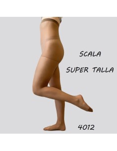 PANTY SCALA SUPER TALLA 12 DEN LYCRA FINO