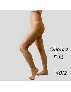 PANTY TABACO XL 15 DEN CON LYCRA FINO