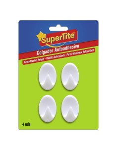 COLGADOR 4UND ADH BLANCO