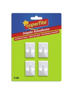 COLGADOR 4UND ADH BLANCO