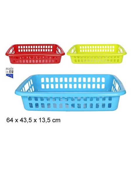 CESTO 64X43.5X13.5CM RECTANG BAJO GRANDE