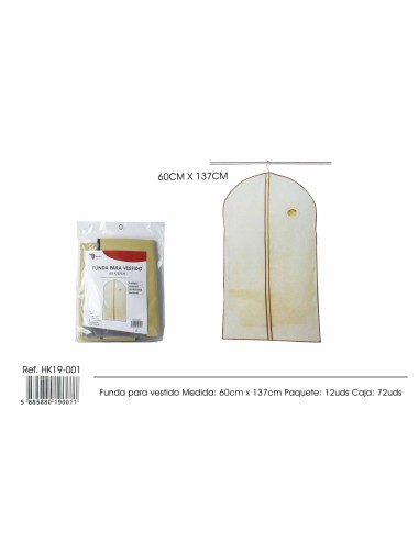 FUNDA VESTIDO 60X137CMS HK19-001/72