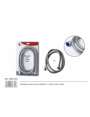 MANGUERA DUCHA 2MTR BLISTER HK58-344/24