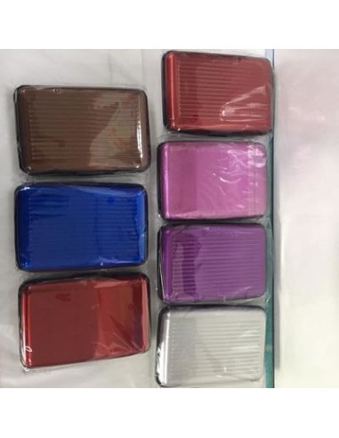 CARTERA TARJETERO METAL