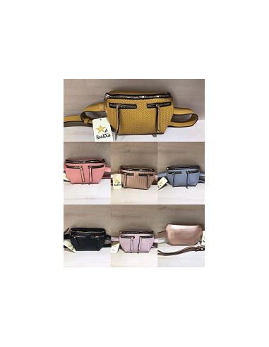 BOLSO RIÑONERA MUJER ROSA