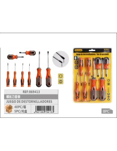 JUEGO DE DESTORNILLADORES