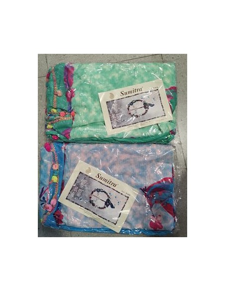 TOALLA MANDALA CON POMPONES