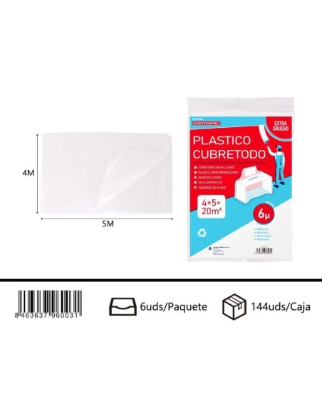 CUBRETODO 4*5 10MICRAS