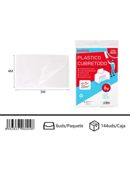 CUBRETODO 4*5 20MICRAS