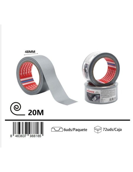 CINTA AMERICANA GRIS 48X20