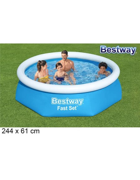 PISCINA REDONDO ARO INFLABLE 244x61cm