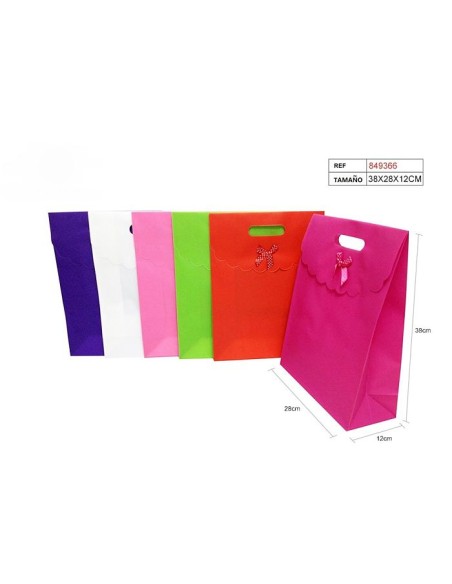 BOLSA REGALO 6COL.38X28X12CM