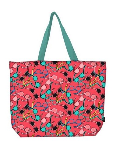 BOLSA DE PLAYA PVC BRILLO 40x52 cms. BAGGY GAFAS