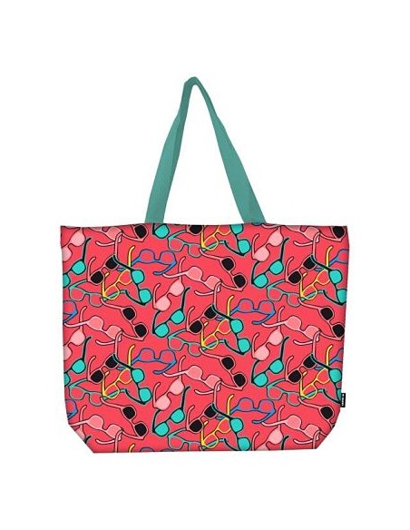 BOLSA DE PLAYA PVC BRILLO 40x52 cms. BAGGY GAFAS