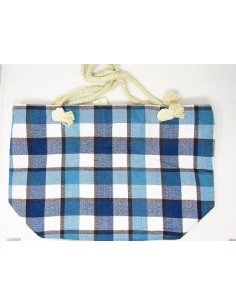 BOLSO PLAYA CUADROS