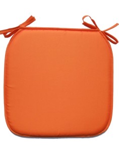 COJIN CUADRADO LISO OLD SCHOOL NARANJA 40CMX40CM