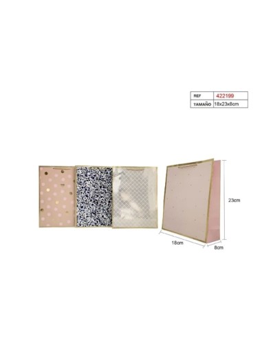 BOLSA DE REGALO 18*23*8CM 4MOD.