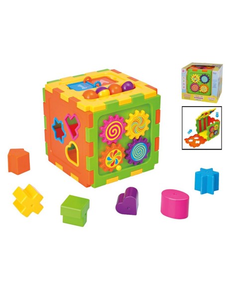 CUBO ACTIVIDADADES FORMAS Y COLORES 20X18X18
