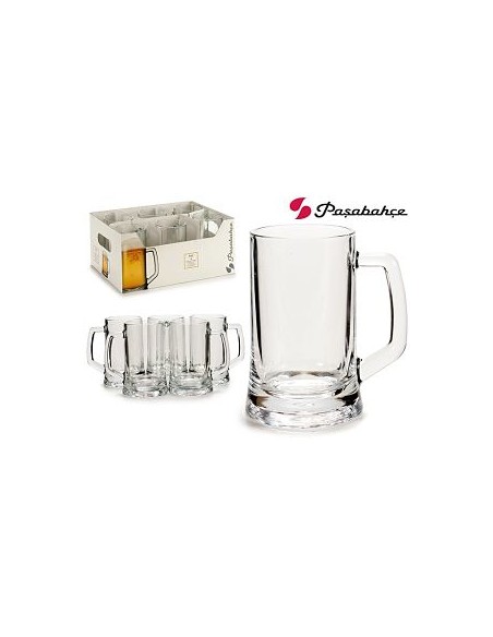 VASO 395CC 6UND JARRAS CERVEZA