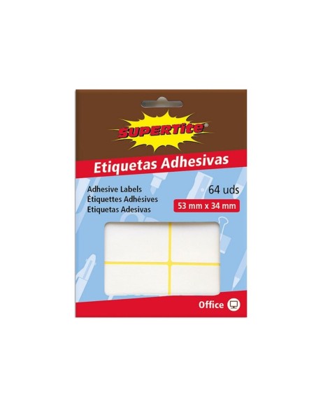 ETIQUETAS ADH 53X34CM 64UND