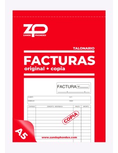 TALONARIOS FACTURAS ZP-410A