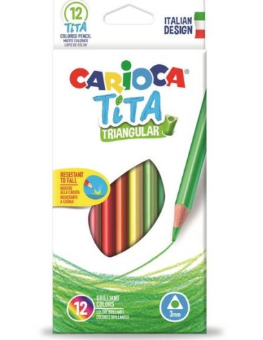 LAPIZ COLOR 12UND TITA TRIANGULAR