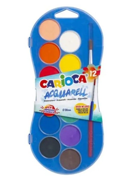 ACUARELAS 12UND CARIOCA