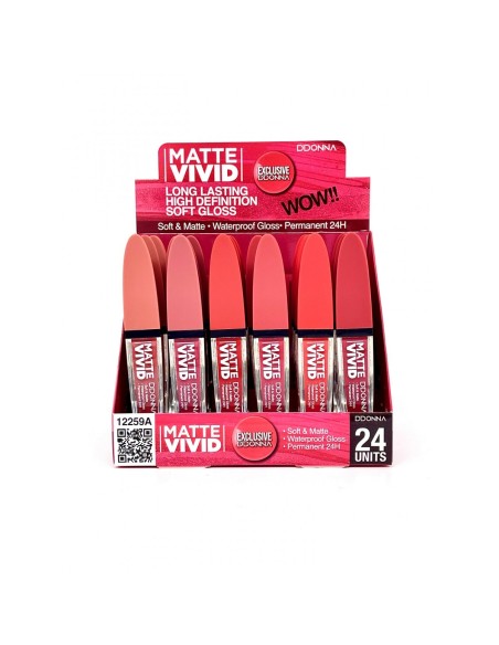 BARRA LABIOS GLSS VIVID WATERPROOF MATE 24H