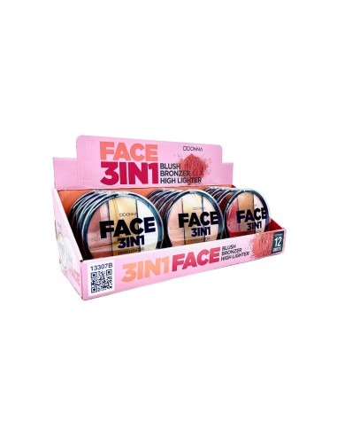 HIGH LIGHTER, BRONZER, BLUSH FACE