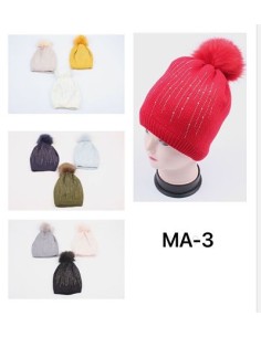 GORRO LANA PERLITAS MUJER
