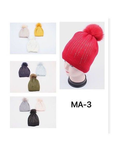 GORRO LANA PERLITAS MUJER