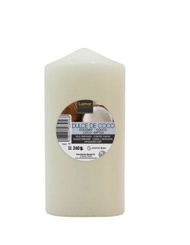VELA 120X57 DULCE DE COCO PERF.