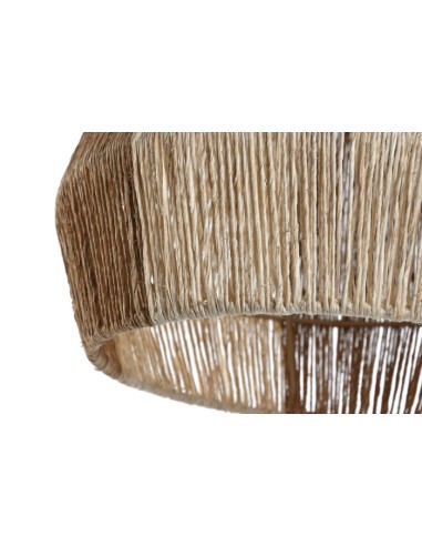 PANTALLA YUTE METAL 30X30X31 NATURAL