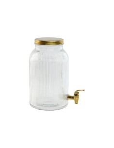 DISPENSADOR BEBIDAS CRISTAL METAL 18X23,5X30 5,5L