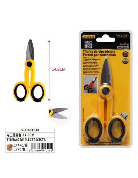 TIJERAS DE ELECTRICISTA 14.5CM