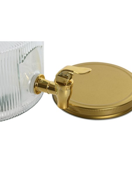 DISPENSADOR BEBIDAS CRISTAL METAL 17,8X25X15