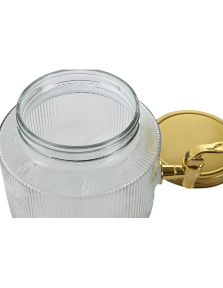 DISPENSADOR BEBIDAS CRISTAL METAL 17,8X25X15