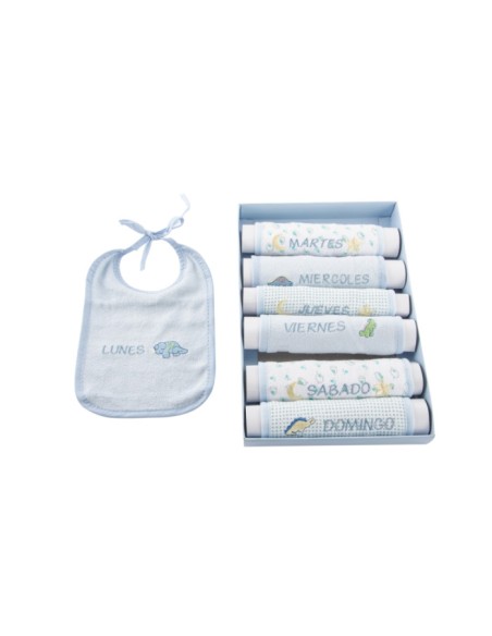 BABERO SET 7 ALGODON 19X29X3 0-6 MESE CASTELLANO 4