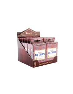 INCIENSO CONO SET 15 AROMA 7X2X13 NAG CHAMPA