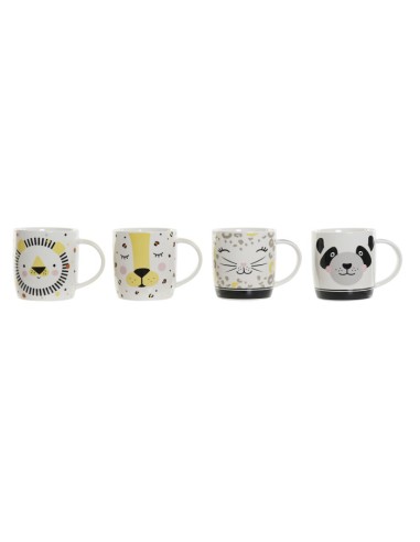 MUG NEW BONE 12X8,5X9 350ML, ANIMALES 4 SURT.