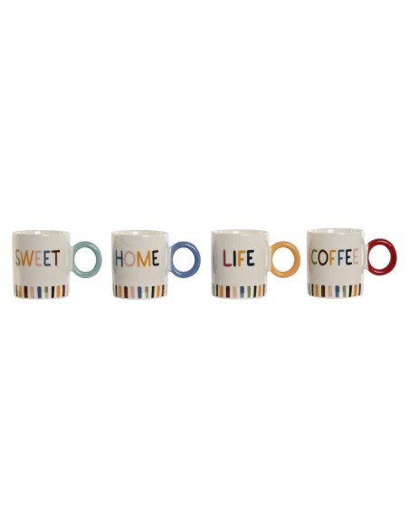 MUG PORCELANA NEW BONE 13X8,7X9,8 380ML, 4 SURT.