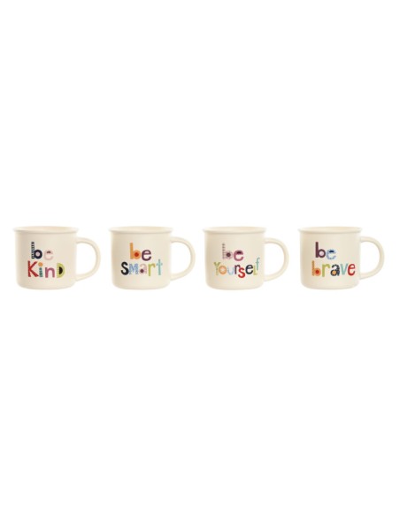 MUG PORCELANA 12,5X9,5X9 360ML, WORDS 4 SURT.