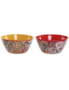 ENSALADERA MELAMINA 25X25X12 LIMONES 2 SURT.