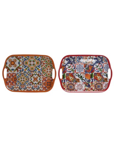 BANDEJA MELAMINA 36X26X2,5 LIMONES 2 SURT.