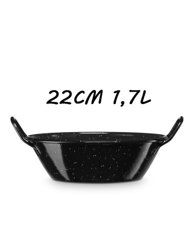 PAELLERA 22CM 1.7L HONDA BORDONADA