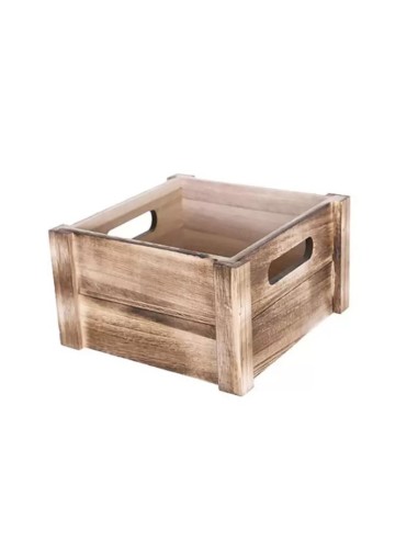 CAJA MADERA VINTAGE 18X18X9.5CM