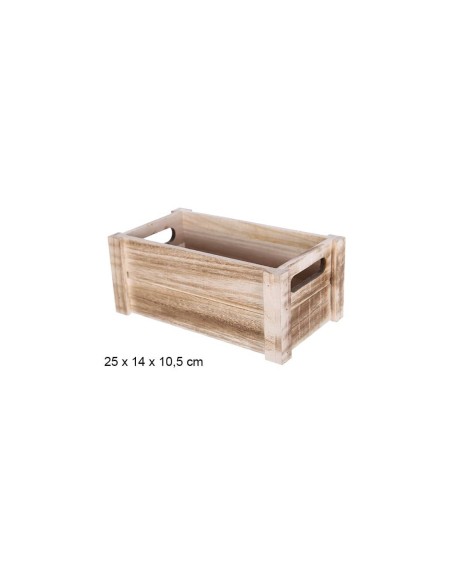 CAJA MADERA VINTAGE 25x14x10.5cm