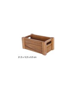 CAJA MADERA CAOBA 21,5X12,5X9,5CM